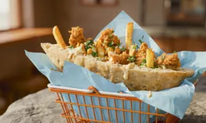 Pomysł na kebab z kurczakiem i frytkami